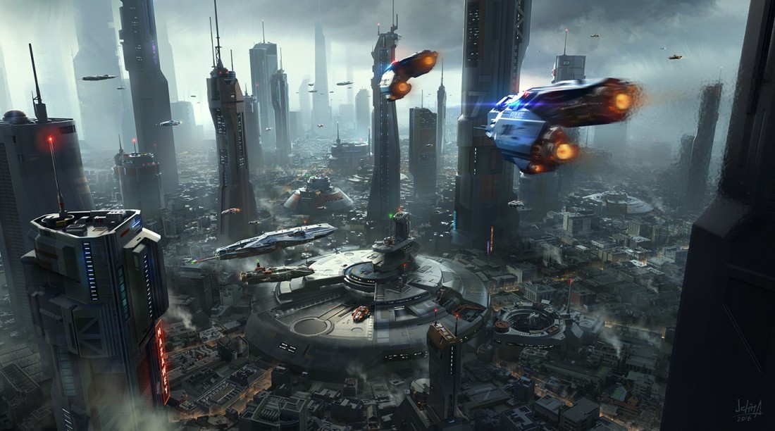 Sci fi city